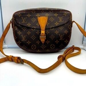 Authentic vintage LOUIS VUITTON Jeune Fille MM Monogram Crossbody Shoulder bag